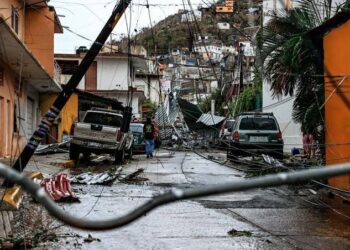 Sube a 39 la cifra de muertos tras paso del Huracán Otis en Acapulco