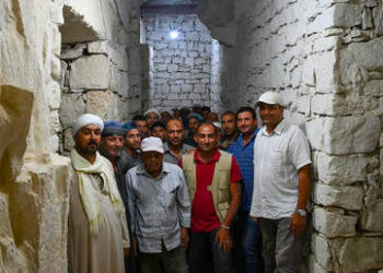 Descubren ocho cámaras ocultas en la pirámide del faraón Sahure