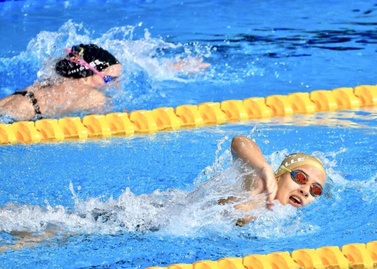 Natación salvadoreña logra clasificar a tres atletas a las finales B de los Juegos Panamericanos de Santiago 2023