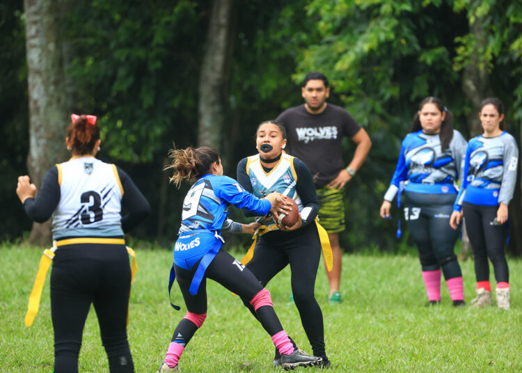 Wolves derrotó a WildCats en partido reprogramado en la Liga de Flag Football Femenino
