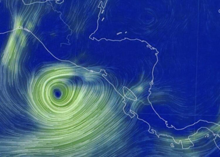 MARN evalúa constantemente la trayectoria de la tormenta tropical Pilar