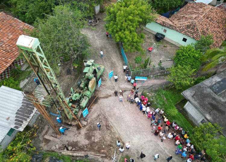 DOM lanza un tercer proyecto de agua potable en el cantón La Paz, La Unión