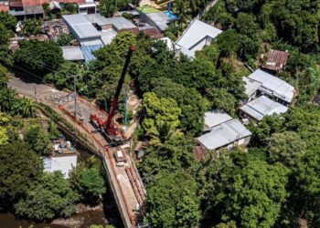 Construyen nuevo puente en Sensunapán, Sonsonate para mejorar la conectividad vial