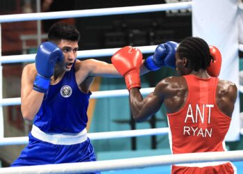 El boxeador salvadoreño Sam Contreras debuta con triunfo y asegura que ha llegado por el oro panamericano