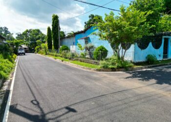 DOM hace segunda entrega de calles renovadas en Santa María, Usulután 