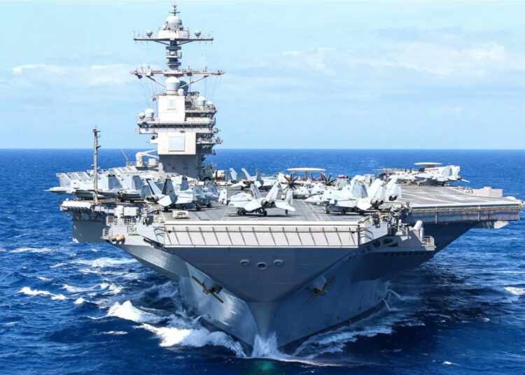 EE.UU. traslada el portaaviones Gerald Ford y varios escuadrones de cazas a las fronteras de Israel