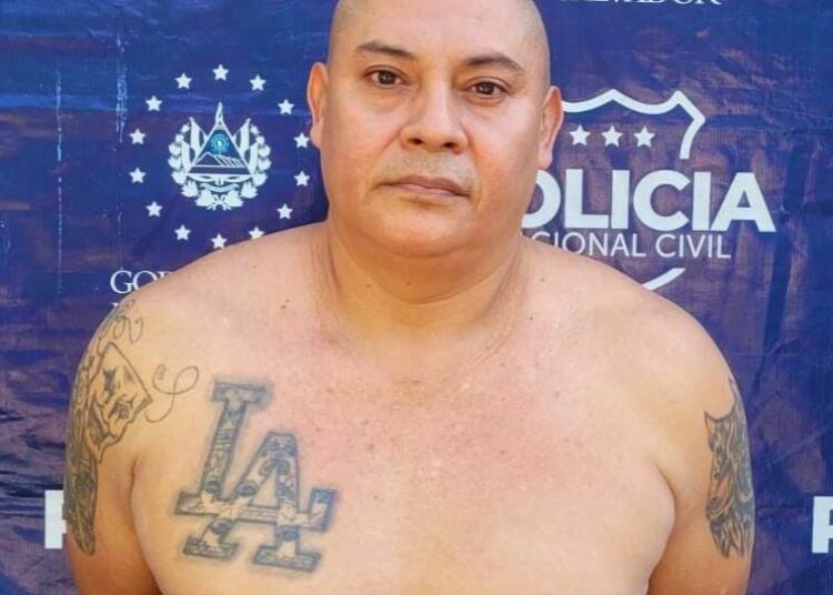 Capturan a uno de los fundadores de la MS13 en Sonsonate