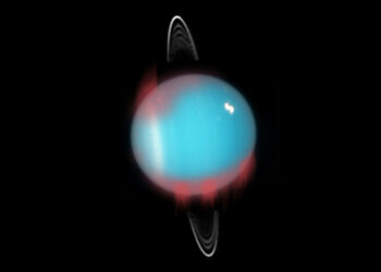 Descubren por primera vez una sorprendente aurora infrarroja en Urano