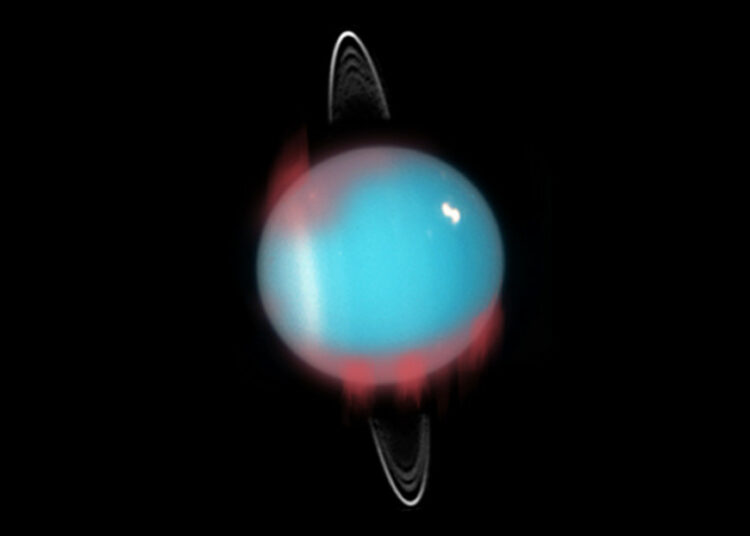 Descubren por primera vez una sorprendente aurora infrarroja en Urano