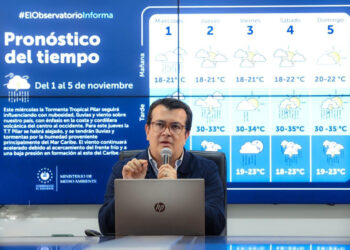 MARN informa que la tormenta tropical Pilar se está alejando de las costas salvadoreñas