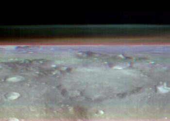 La NASA capta una espectacular vista del horizonte de Marte