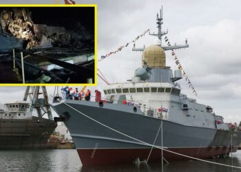 Ucrania anunció la destrucción de un importante navío ruso en el mar Negro