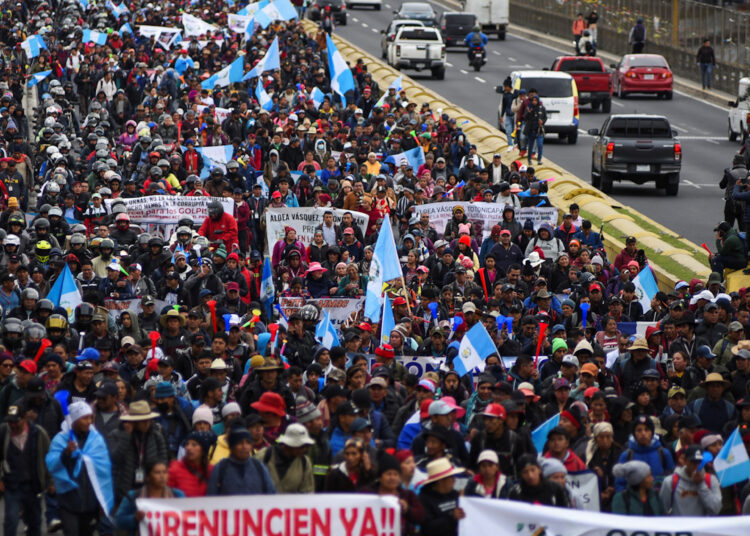 Protestas en Guatemala se intensifican contra fiscal general