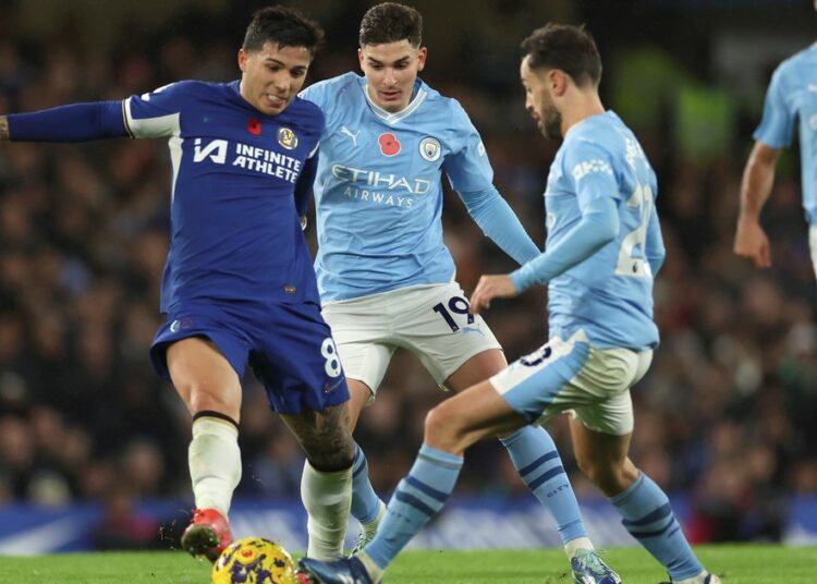 Chelsea y Manchester City empatan a cuatro en el partidazo de la jornada en la Premier League