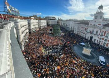 Protestas en España por la amnistía a los independentistas