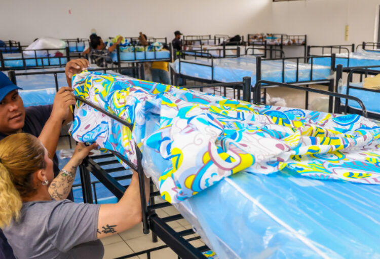 Gobierno equipa nuevo albergue en colonia Guadalupe, Soyapango