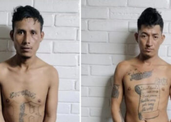Capturan a dos pandilleros que intentaban huir de la justicia