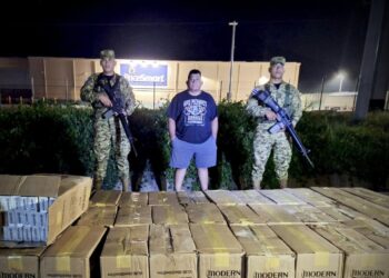 FAES ubica a contrabandista con más de 2,000 paquetes de cigarros