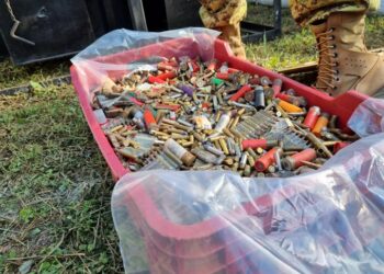 Fiscalía verifica proceso de destrucción de varias municiones