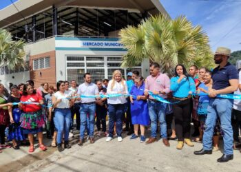 Inauguran moderno mercado de Candelaria la Frontera, distrito de Chalchuapa