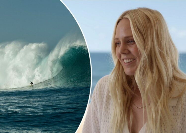 Laura Enever consiguió un impactante Récord Guinness en el surf femenino al domar una ola de 13,3 metros