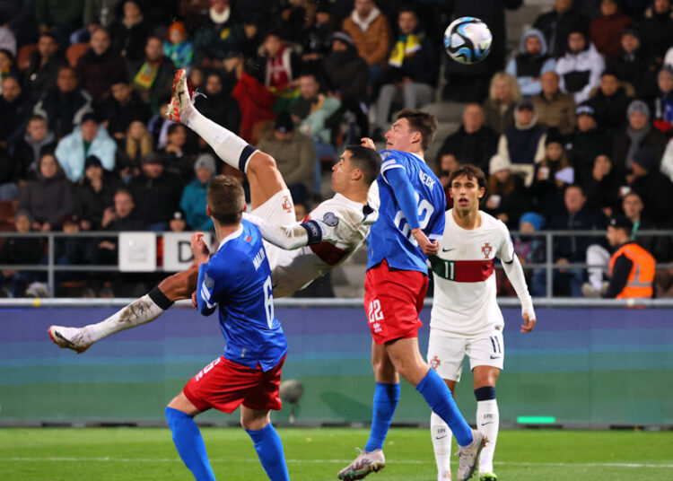 Cristiano Ronaldo comanda con golazo triunfo de Portugal ante Liechtenstein