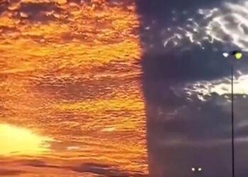 (VIDEO) Cielo de Florida se ‘divide’ en dos y ofrece un espectacular efecto visual