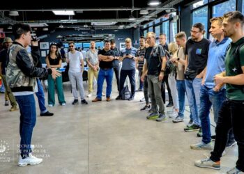 Comitiva Alemania y República Checa visitan CUBO de Mejicanos