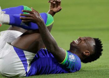 Vinícius Jr se lesionó y no jugará ante Argentina: la lista de bajas de Brasil