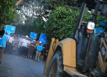 Plan Nacional de Bacheo se extiende a Mercedes La Ceiba, La Paz