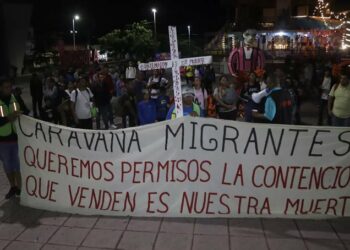 Nueva caravana migrante de más de 3.000 personas parte del sur de México hacia EE.UU.