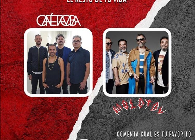 ¡Llegó el día! Café Tacvba y Molotov se presentan en El Salvador este fin de semana
