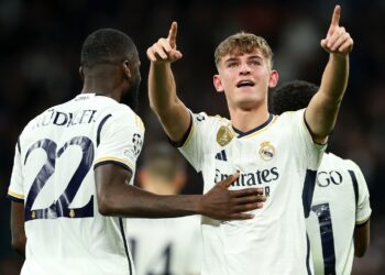 Nico Paz marcó su primer gol en Real Madrid y fue clave en la Champions