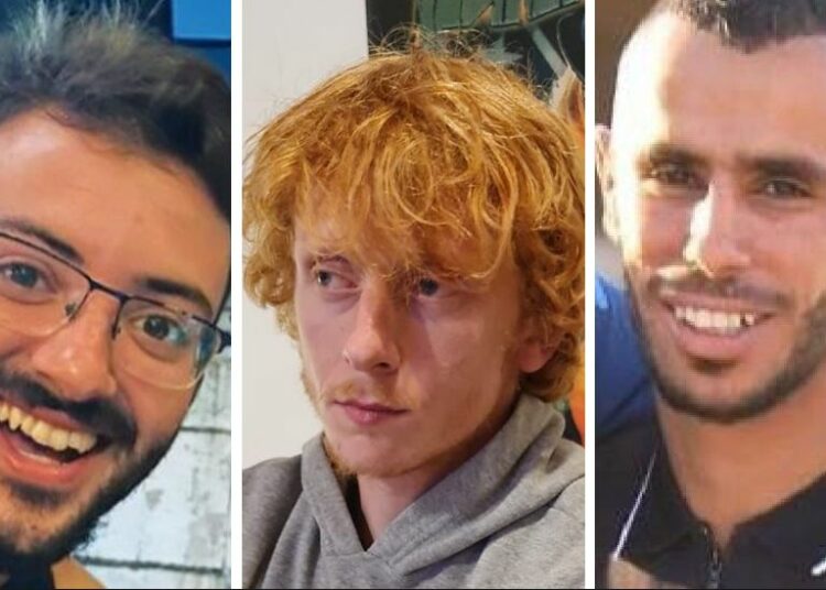 Soldados israelíes mataron a tres rehenes durante los combates en la Franja de Gaza