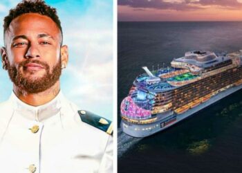 Neymar inicia sus tres días de fiesta en un crucero