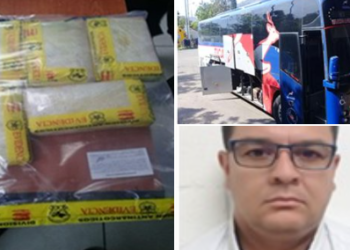 Un «Tica Bus» que estaba adecuado para transportar ilícitos pasa a manos del Estado