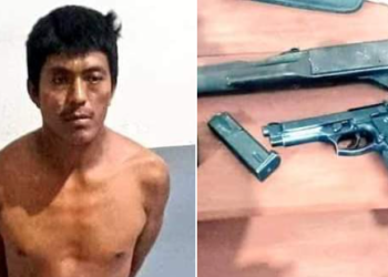 Incautan un fusil y una pistola a marero en Ahuachapán
