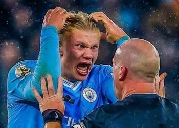 Erling Haaland tras el empate ante el Tottenham mostró su enojo en redes sociales, que podría costarle una sanción