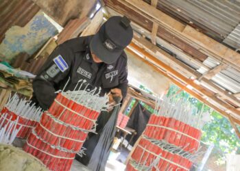 PNC decomisa productos pirotécnicos durante un operativo