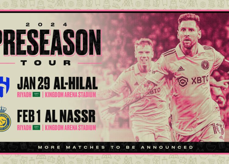 Lionel Messi volverá a enfrentarse a Cristiano Ronaldo en la gira del Inter Miami por Arabia Saudita