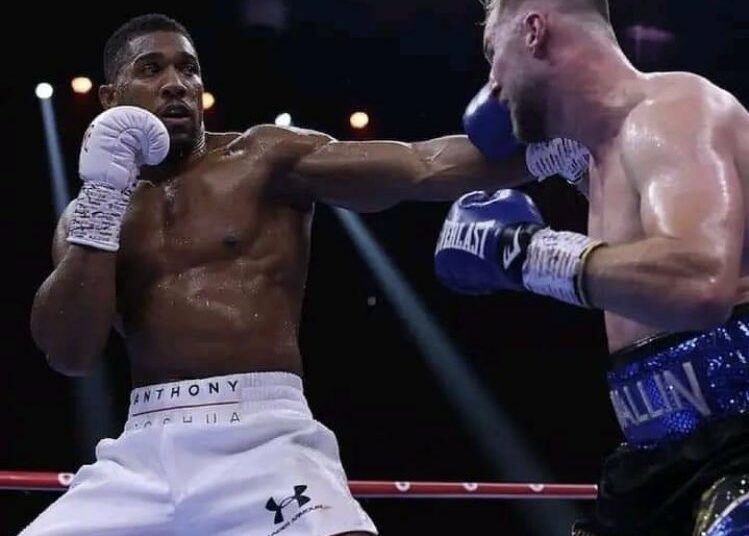 Boxeo: Anthony Joshua venció a Otto Wallin a puros martillazos