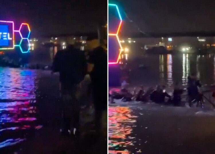 Se hundió un barco discoteca en Belgrado con más de 100 personas a bordo