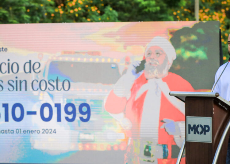 MOP Te Asiste brindará servicio gratuito de grúa en temporada festiva de diciembre