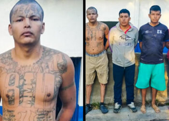 Policía captura a palabrero de la 18R junto a sus tres cómplices