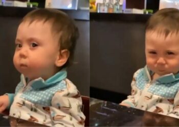 (VIDEO) Bebé prueba chile jalapeño por primera vez y su reacción se hace viral