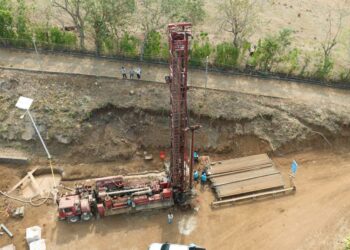 DOM avanza trabajos de equipamiento de pozo de agua potable de Teotepeque