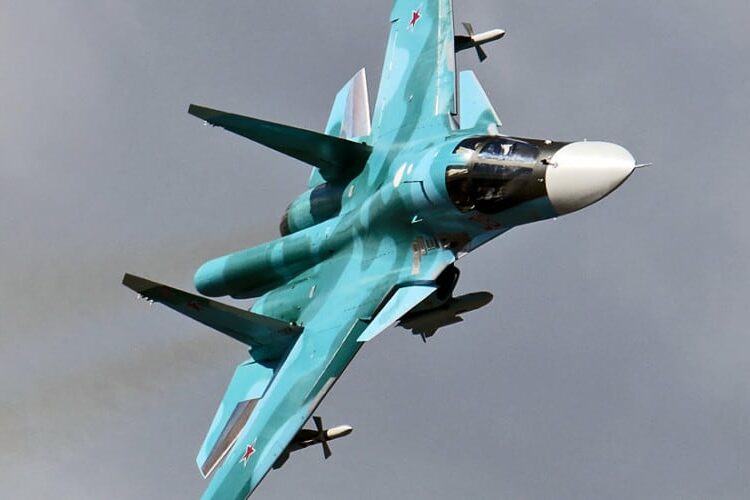 La Fuerza Aérea ucraniana confirmó que derribó tres cazabombarderos rusos Su-34