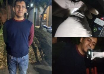 Capturan a motociclista ebrio que agredió a gestor de tránsito en San Salvador