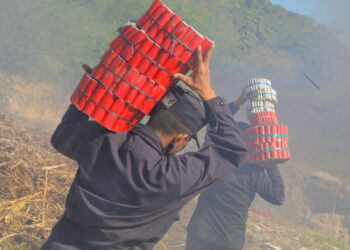 DAE destruyó 547,912 unidades de producto pirotécnico ilegal