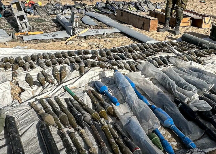 El Ejército de Israel descubrió uno de los mayores depósitos de armas de Hamas desde el inicio de la operación en Gaza